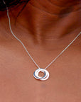 Three Sisters Sterling Silver Necklace