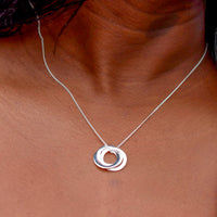 Three Sisters Sterling Silver Necklace