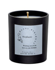 Name in Floral Circle Frame Scented Candle