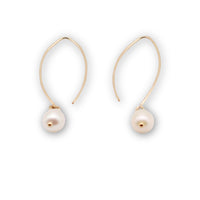 Pearl Drop Gold Filled Earrings