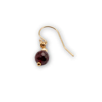 Garnet Drop Earrings