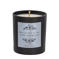 Wedding Gift Personalised Candle