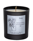 Floral Name with Message Scented Candle
