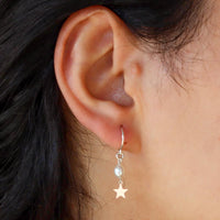 Pearl and Star Earrings
