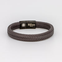 Brown Leather Braid Bracelet