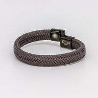 Brown Leather Braid Bracelet