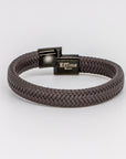Brown Leather Braid Bracelet