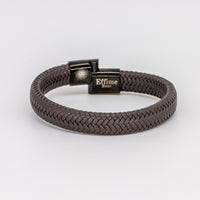 Brown Leather Braid Bracelet