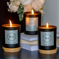 Floral Personalise Scented Candle