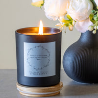 Floral Personalise Scented Candle