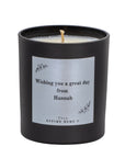 Personalised Message and Name Scented Candle