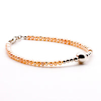 Silver Pearl Bracelet