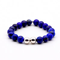Lapis Lazuli Silver Bracelet