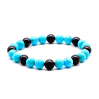 Turquoise and Onyx Bracelet