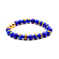 Lapis Lazuli and Gold Bracelet