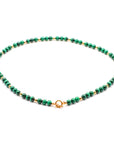 Malachite and Gold Necklace