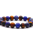 Lapis Lazuli and Tiger Eye Bracelet
