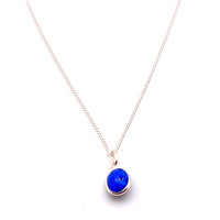 Lapis Lazuli Silver Necklace