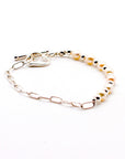 Silver Chain Pearl Bracelet