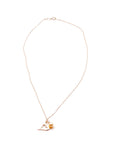 Silver Heart and Pearl Necklace