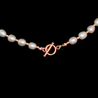 Pearls with Gold Necklace