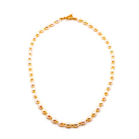 Pearls with Gold Necklace