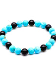 Turquoise and Onyx Bracelet