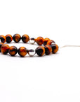 Tiger Eye and Silver Bracelet