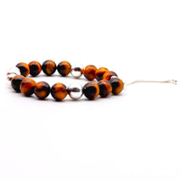 Tiger Eye and Silver Bracelet