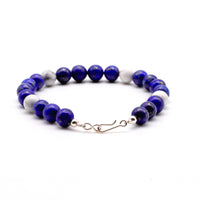 Lapis Lazuli and Howlite Bracelet