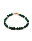 Malachite and Gold Bracelet