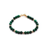 Malachite and Gold Bracelet