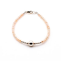 Silver Pearl Bracelet