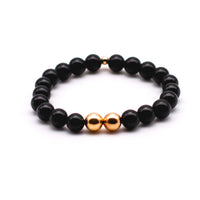 Onyx and Gold Bracelet
