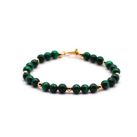 Malachite and Gold Bracelet