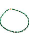 Malachite and Gold Necklace