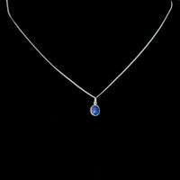 Lapis Lazuli Silver Necklace