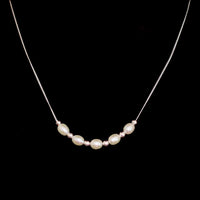 Pearl and Silver Necklace