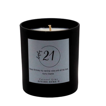 Message with Age Candle