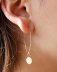 Pearl Drop Gold Filled Earrings