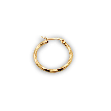 Loose Twisted Hoop Earrings