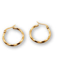 Loose Twisted Hoop Earrings