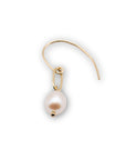 Pearl with Drawn Cable Earrings
