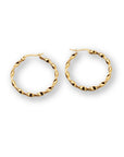 Tight Twisted Hoop Earrings