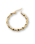 Tight Twisted Hoop Earrings