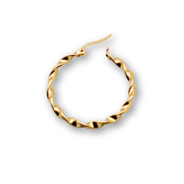 Tight Twisted Hoop Earrings