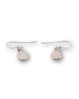 White Druzy Stone Earrings