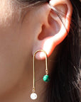 Earth and Moon Earrings
