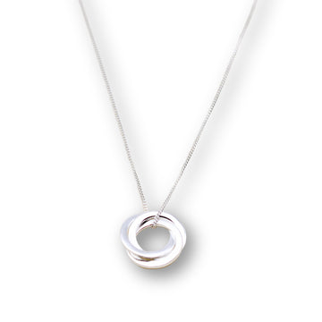 Triple Heart Sterling Silver Necklace