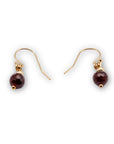 Garnet Drop Earrings